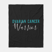 Ovarian Cancer Warrior Fleece Deken (Voorkant)