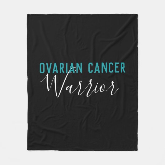 Ovarian Cancer Warrior Fleece Deken (Voorkant)