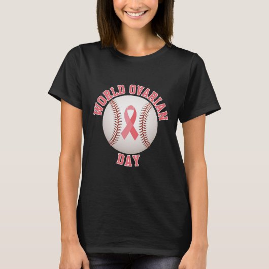 Ovariële bewustzijnssteek t-shirt (Voorkant)