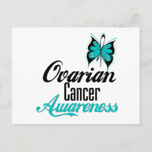 Ovarium Cancer Awareness Butterfly Briefkaart