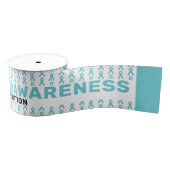 Ovarium Cancer Awareness Pattern Grosgrain Lint (Spoel)