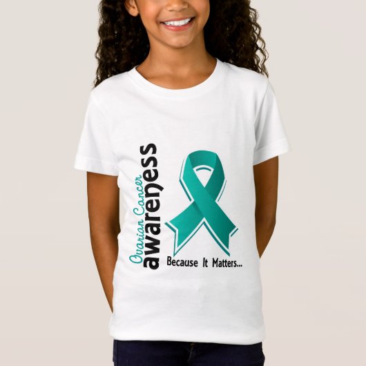 Ovariumcarcinoom Bewustheid 5 T-shirt (Voorkant)