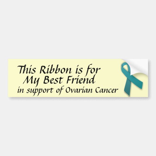 Ovariumcarcinoom - Bumpersticker (Voorkant)