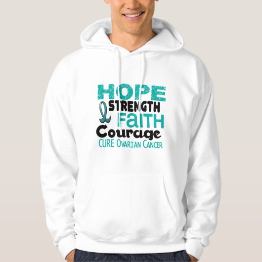 Ovariumcarcinoom HOPE 3 Hoodie (Voorkant)