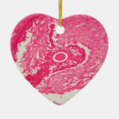 Ovariumcellen onder de microscoop. keramisch ornament (Voorkant)