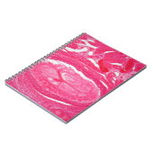 Ovariumcellen onder de microscoop. notitieboek (Linkerzijde)