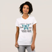 Ovariumkanker Celtic Butterfly 3 T-shirt (Voorkant volledig)
