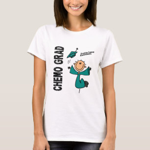 Ovariumkanker CHEMO AFSTUDEERDER 1 T-shirt