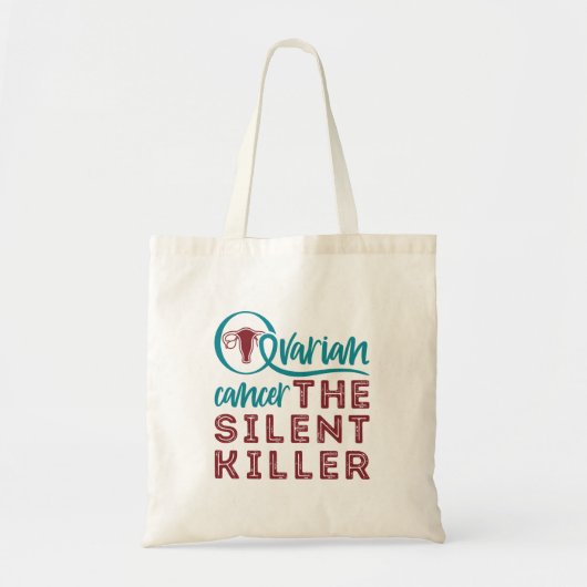 Ovariumkanker De stille moordenaar Tote Bag (Voorkant)