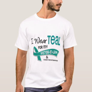 Ovariumkanker die ik BLAUWGROEN heb DRAAG voor MIJ T-shirt