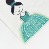 Ovariumkanker Fleece Deken (Hoek)