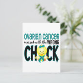 Ovariumkanker met de verkeerde griep briefkaart (Staand voorkant)