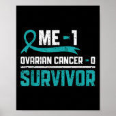 Ovariumkanker Overlevende eierstokkanker Poster (Voorkant)