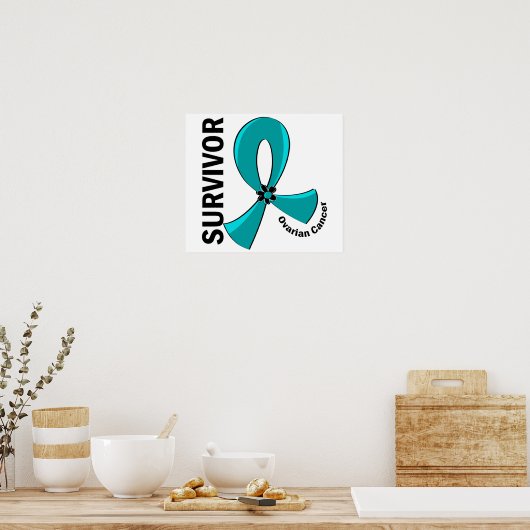 Ovariumkanker Overleving 12 Poster (Keuken)