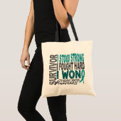 Ovariumkanker Overleving 4 Tote Bag (Voorkant (product))