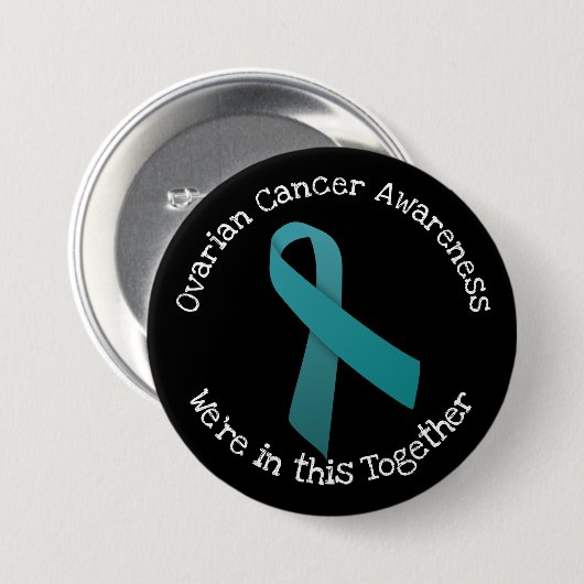 Ovariumkanker Ronde Button 7,6 Cm (Voorkant /achterkant)