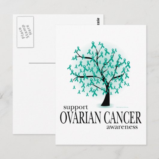 Ovariumkankerboom Briefkaart (Voorkant / Achterkant)