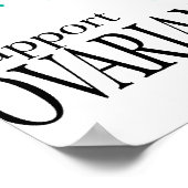 Ovariumkankerboom Poster (Hoek)