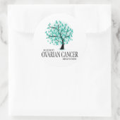 Ovariumkankerboom Ronde Sticker (Tas)