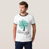 Ovariumkankerboom T-shirt (Voorkant volledig)
