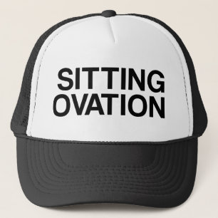 OVATION grappige slogan trucker hat Pet