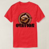  Ovation Guitars String Fling Black T-shirt (Design voorkant)