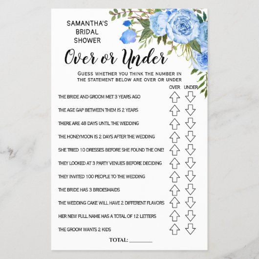 Ove of under Vrijgezellenfeest Bilingual Game Kaar Flyer (Voorkant)