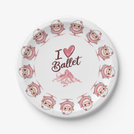 Oveja ballet papieren bordje