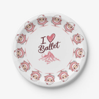 Oveja ballet papieren bordje