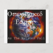 Oven Bked Earth Briefkaart (Voorkant)