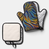 OVEN EN HANDSCHOEN EN POTHOUDER SET (Voorkant / Achterkant)