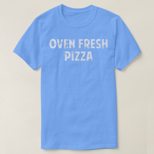 Oven Fresh Pizza Pepperoni Sause Cheese Delivery T-shirt (Design voorkant)