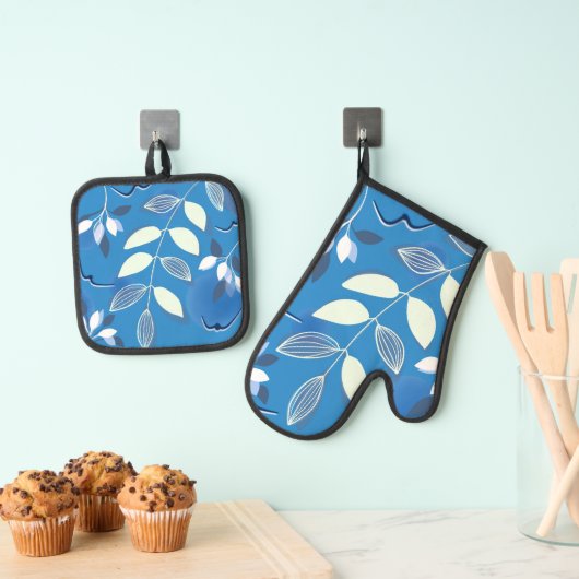 Oven Mitt and Pot Holder Ovenwant & Pannenlap Set (Insitu(Ophanging))