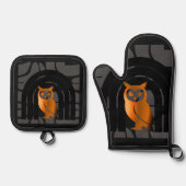 Oven Mitt and Pot Holders Ovenwant & Pannenlap Set (Voorkant)
