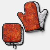 Oven Mitt and Pot Holders Ovenwant & Pannenlap Set (Voorkant / Achterkant)