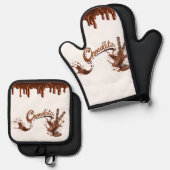 Oven Mitt and Pot Holders Set (Voorkant / Achterkant)
