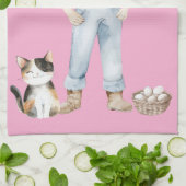 Oven Mitt and Pot Holders Theedoek (Gevouwen)