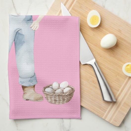 Oven Mitt and Pot Holders Theedoek (Quarter Fold)