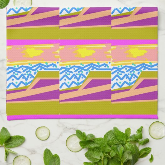 Oven Mitt and Pot Holders Theedoek (Gevouwen)