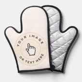 Oven Mitt - Custom Uw afbeelding/tekst toevoegen Ovenwant (Voorkant / Achterkant)