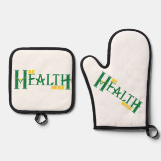 Oven Mitt en Pothouder Ovenwant & Pannenlap Set