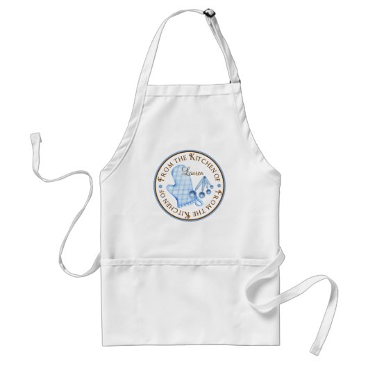 Oven Mitt en Spoons Cooking Baking Aprons Standaard Schort (Voorkant)