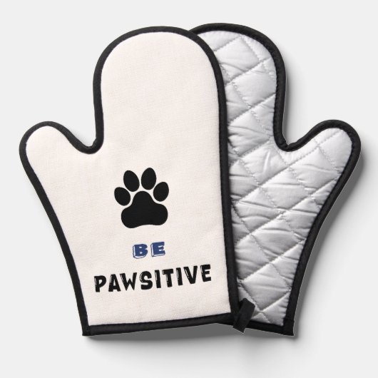 Oven Mitt Only – Durable and Stylish Kitchen Mitt Ovenwant (Voorkant / Achterkant)