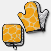 Oven Mitt & Pot Holder Set (Bewerken) (Voorkant / Achterkant)