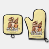 Oven Mitt & Pot Holder Set: Mijn vader Mijn oude i Ovenwant & Pannenlap Set (Voorkant)