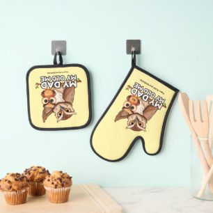 Oven Mitt & Pot Holder Set: Mijn vader Mijn oude i Ovenwant & Pannenlap Set