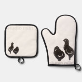 OVEN MITT & POT HOLDER studio miiri Ovenwant & Pannenlap Set (Voorkant)