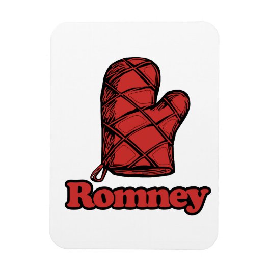 Oven Mitt Romney.png Magneet (Verticaal)