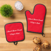 Oven Mitt Set (Top down)