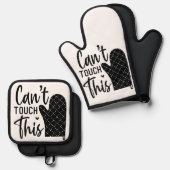 Oven Mitts & Pot Holders Ovenwant & Pannenlap Set (Voorkant / Achterkant)